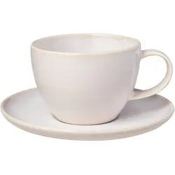 Like. by Villeroy & Boch, Tasse, Crafted Kaffeetasse mit Untertasse (170 ml, 2x)
