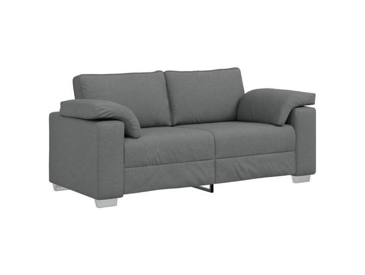 PROMOTION Sofa Loveseat CLIC-CLAC - Gris Foncé 140 cm Tissu 85296 - BestMeuble