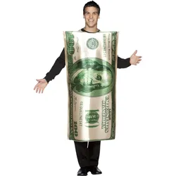 Rasta Imposta 100 Dollar Schein Kostüm (One Size)