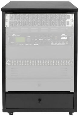 Gator Frameworks Elite 12U Angled Rack BLK Schwarz