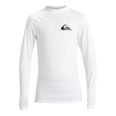 Shirttop QUIKSILVER "Everyday", Kinder, Gr. 16, weiß, Obermaterial:84% Polyester, 16% Elasthan., Tops Shirttop