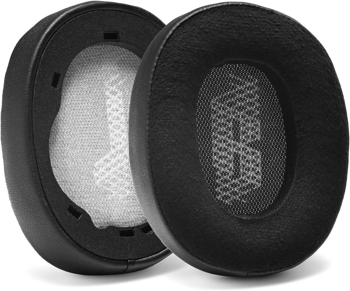 Oorkussens voor JBL E65 E65BTNC Duet NC LIVE650 BTNC LIVE660 BTNC - Traagschuim - Fluweelzwart