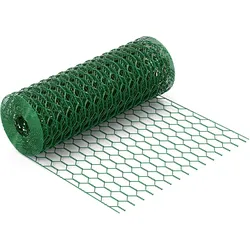 Wiltec, Gartenzaun, Maschendrahtzaun 90cmx25m 0,9mm 25x25mm Drahtgitter Volierendraht Stahl