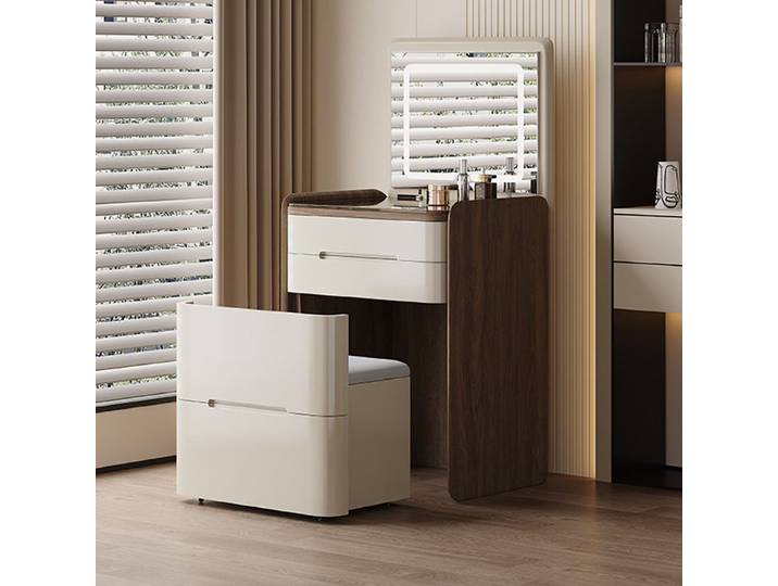 Petites commodes avec tiroirs, coiffoirs ronds de qualité, mini coiffoirs mignons, meubles de chambre modernes de style nordique, cassettiera