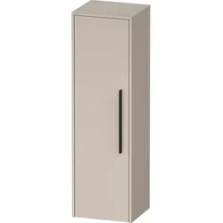 Duravit D-Code Halbhochschrank DC1338LBD910000 Griffe Diamantschwarz, Taupe Matt, 400x1320x36 mm