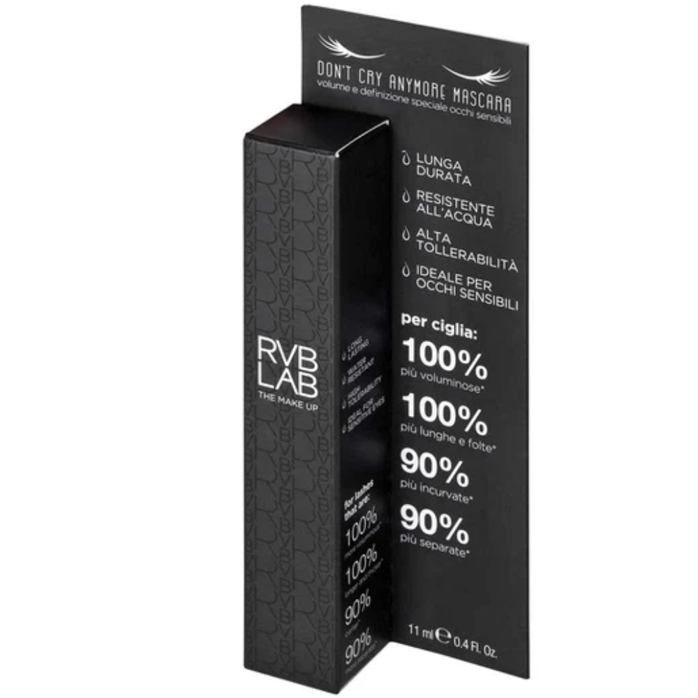RVB LAB Don't Cry Anymore Eyelash Mascara Waterproof 11mL Black