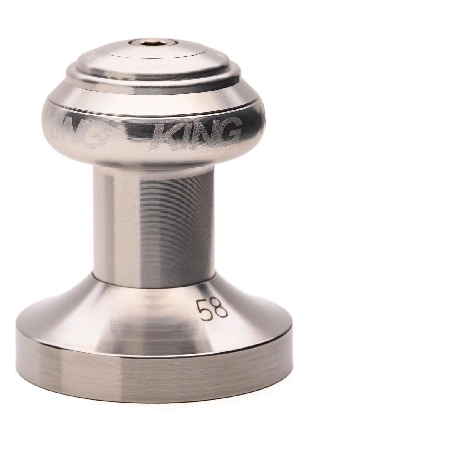 Chris King Espresso Tamper, 58mm, flat, silver (52283348)