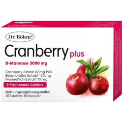 Dr. Böhm Cranberry plus D-mannose 3000 mg 10 St Granulat