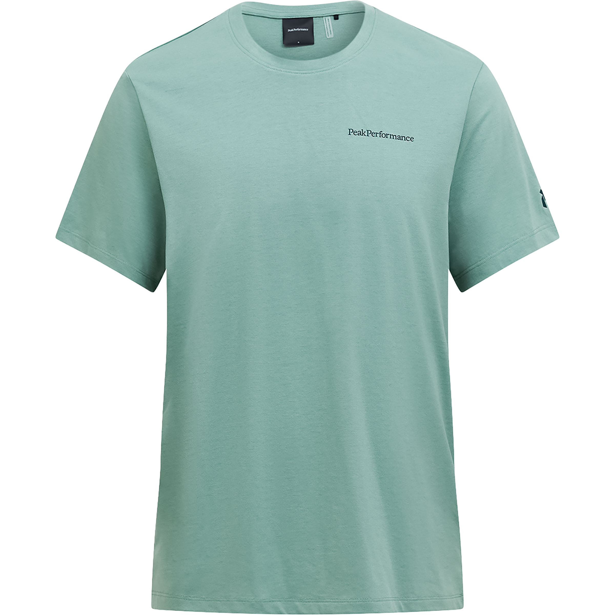 Peak Performance Explore Logo Herren T-Shirts gruen Größe S Trekking Elastisch