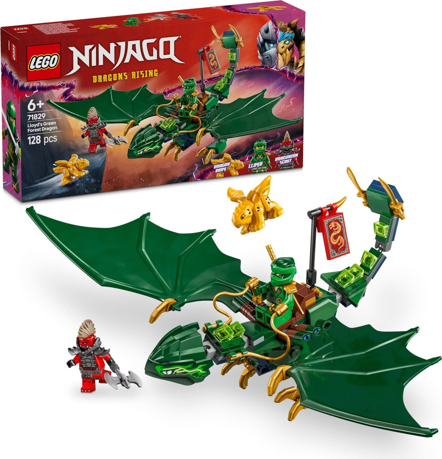 LEGO NINJAGO Groene Bosdraak van Lloyd 71829