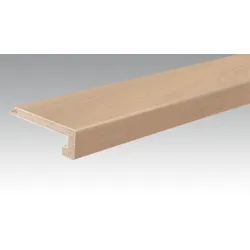 MEISTER Treppenkante Parkett U-Profil 2150 x 13 mm 9004 Eiche authentic pure ultramattlackiert