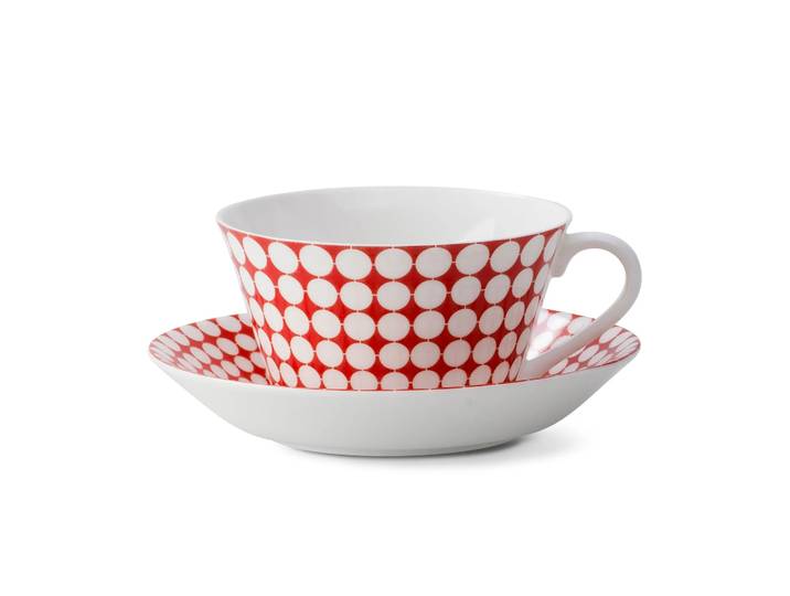 Gustavsbergs Porslinsfabrik Ensemble tasse à thé Eva Tasse à thé + soucoupe