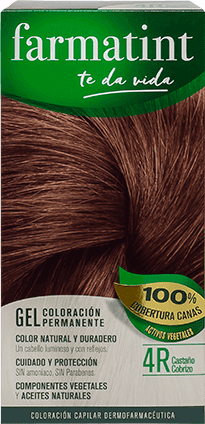 Farmatint Permanent Coloration without Ammonia 4R Castaño Cobrizo