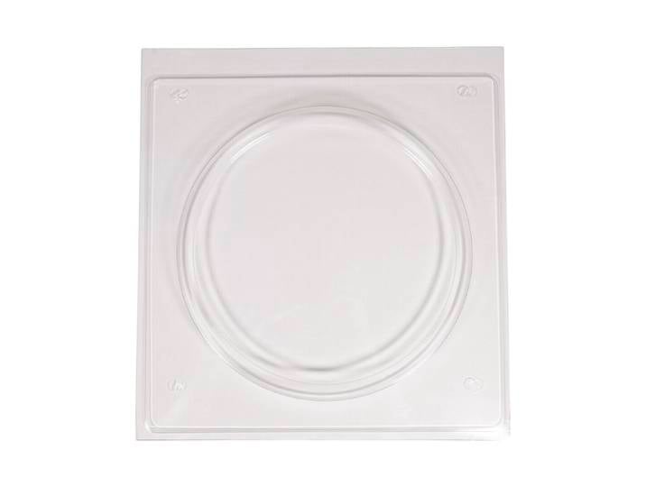 PET Giessform Dekoplatte Rund, 25x25x2cm, Rand 1,3cm breit