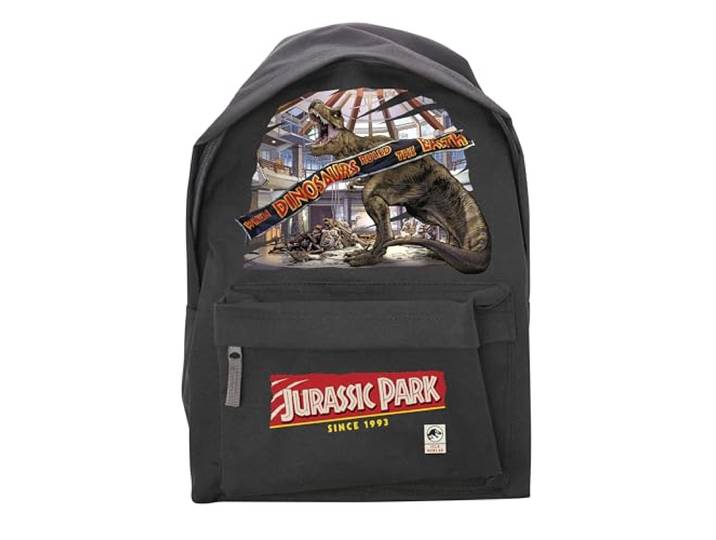 ABYSTYLE - JURASSIC PARK rugzak museumscène, Zwart, Dimensions : 42 x 31 x 14 cm