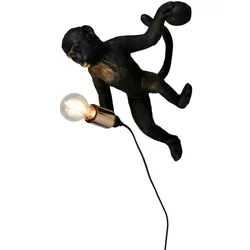 Reality Leuchten Wandleuchte Louy Kunststoff Schwarz