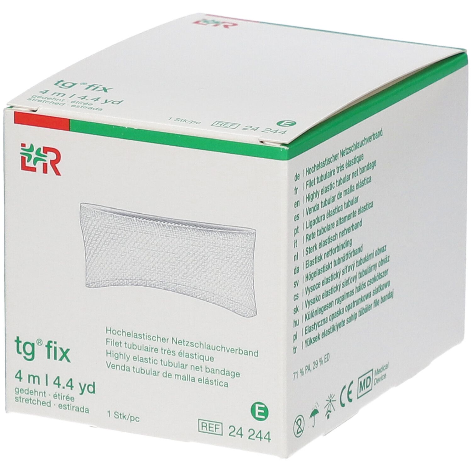 TG fix Netzverband E 4 m weiß 1 St Verband