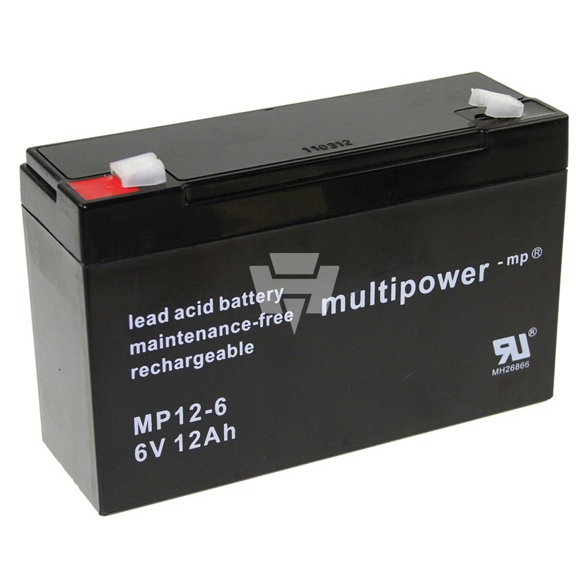 Multipower Bleiakku (12000 mAh, 6 V) (136087)