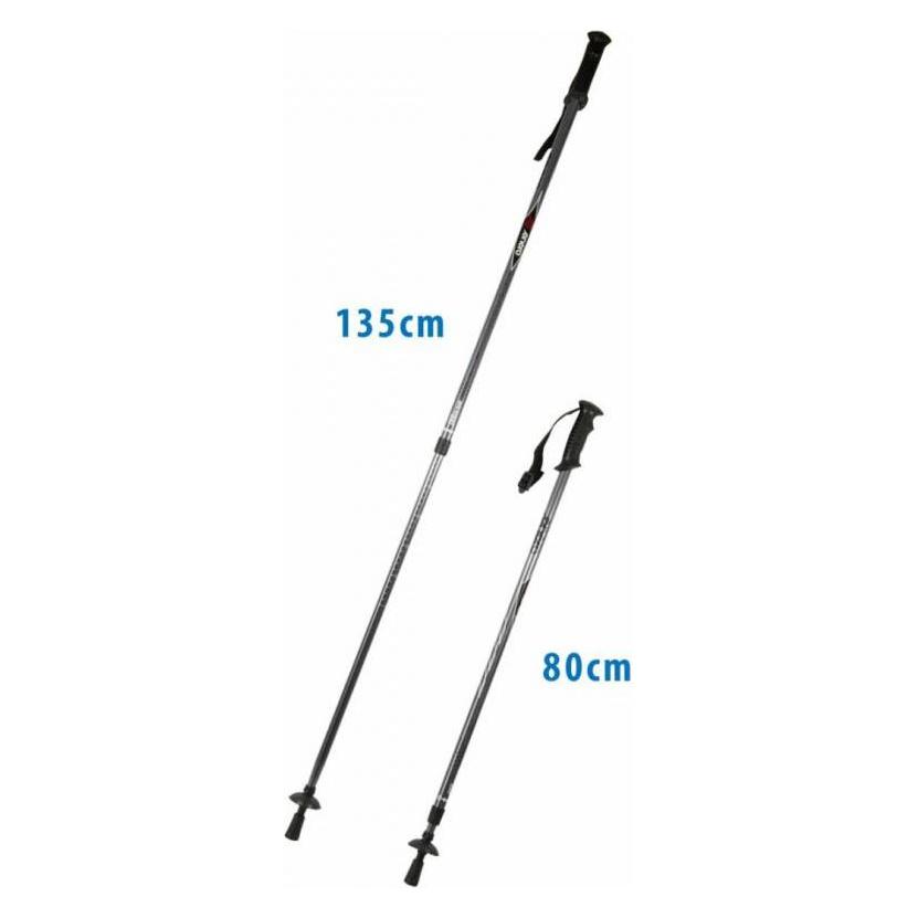 Enero Trekkingstöcke Classic, grau (588846)