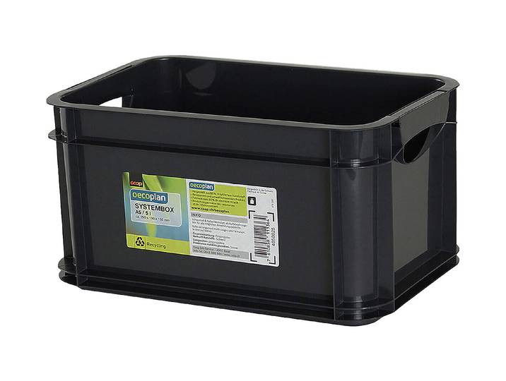 Oecoplan Systembox Schwarz A5 5 l