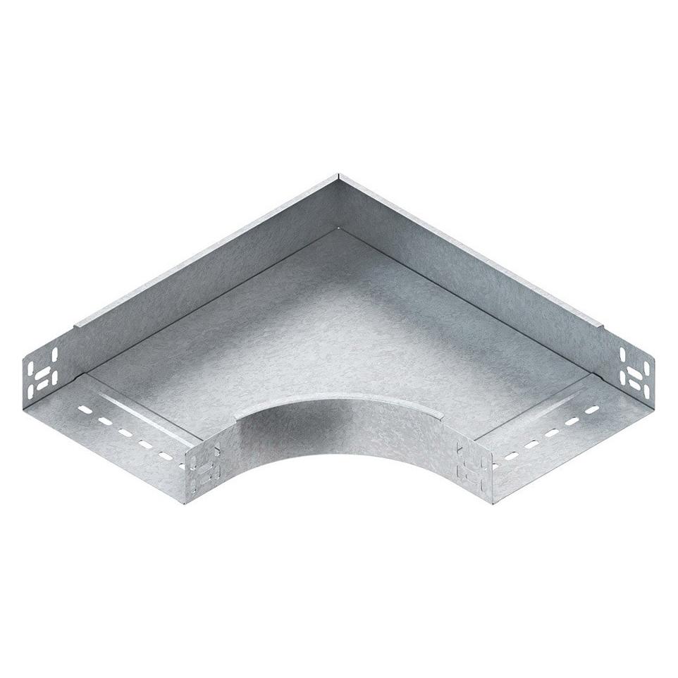 Niedax NIE RES60.100E3 Bogen 90° 60x102mm mit ungel.Seitenholmen Edelstahl (RES60.100E3)