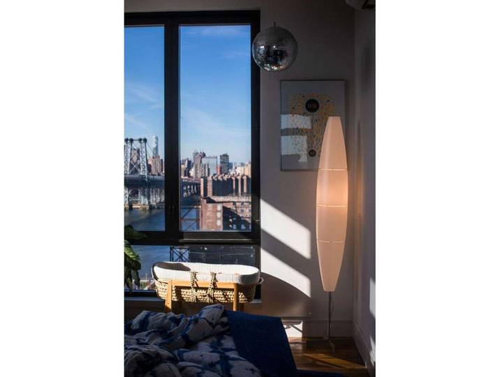 Havana Stehleuchte Chromed White - Foscarini - Wohnzimmer - Metall