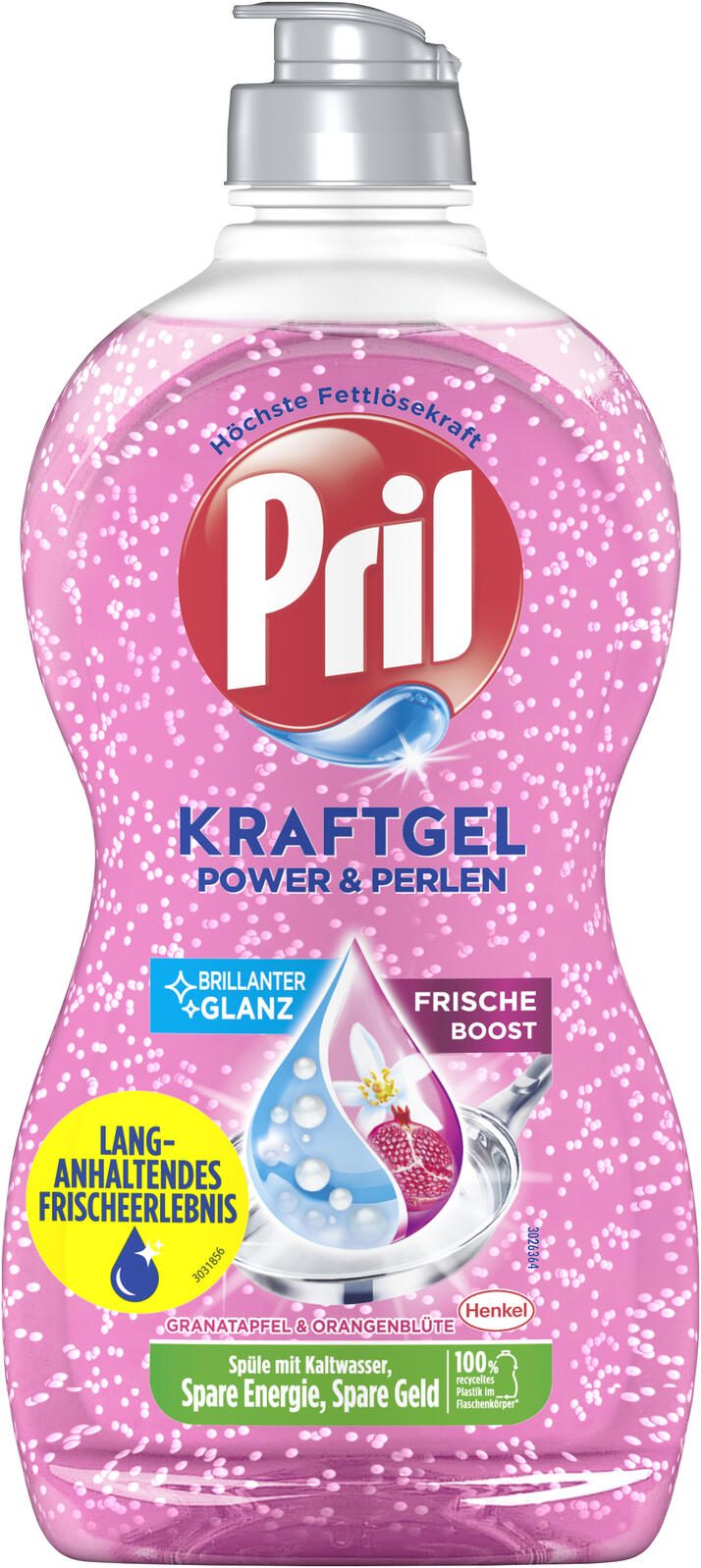 Pril KRAFTGEL POWER & PERLEN Spülmittel 0,45 l P45PP