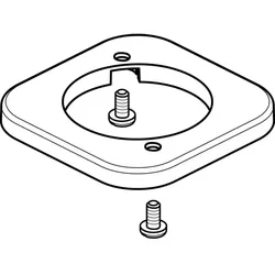 Ideal Standard Sockelring mit Schraube, Chrom A860893AA