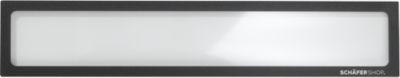 Schäfer Shop Select Magnetrahmen, für Überschriften (DIN A4 quer/ DIN A3), UV-beständige PET-Folie, schwarz, 4 Stück
