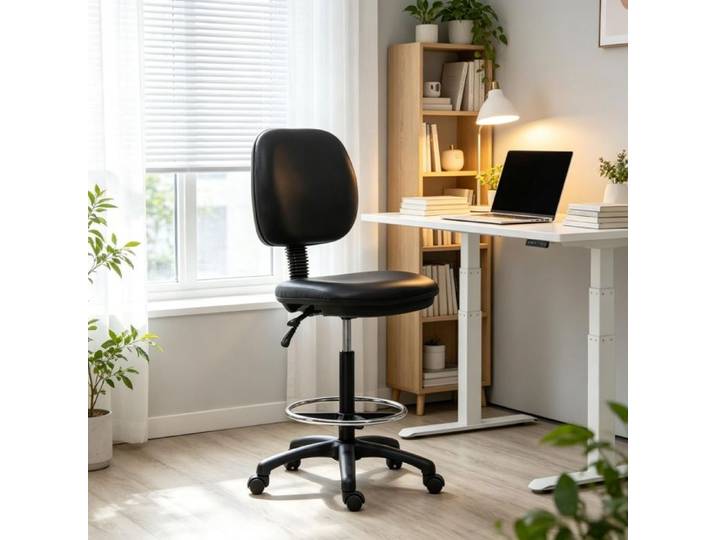 Chaise de bureau moderne chaise pivotante réglable en hauteur chaise de travail pratique et polyvalente pour le bureau