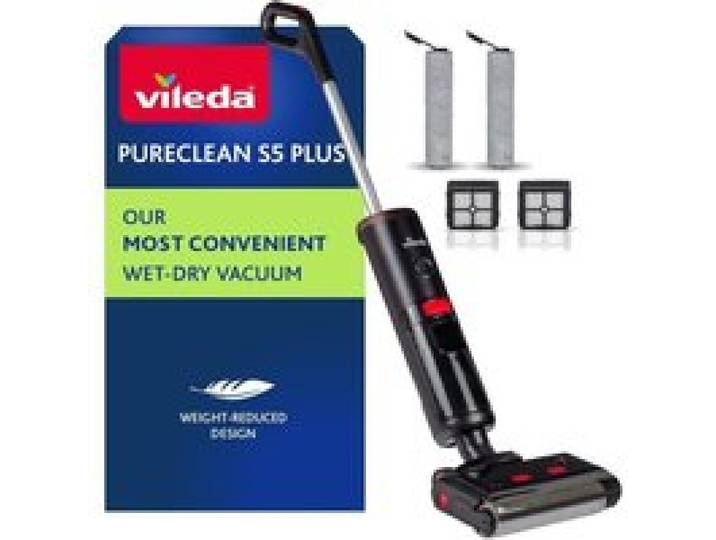 Aspirateur Laveur - Vileda - PureClean S5 Plus - Sans Fil - 3-en-1 - 30 minutes dautonomie