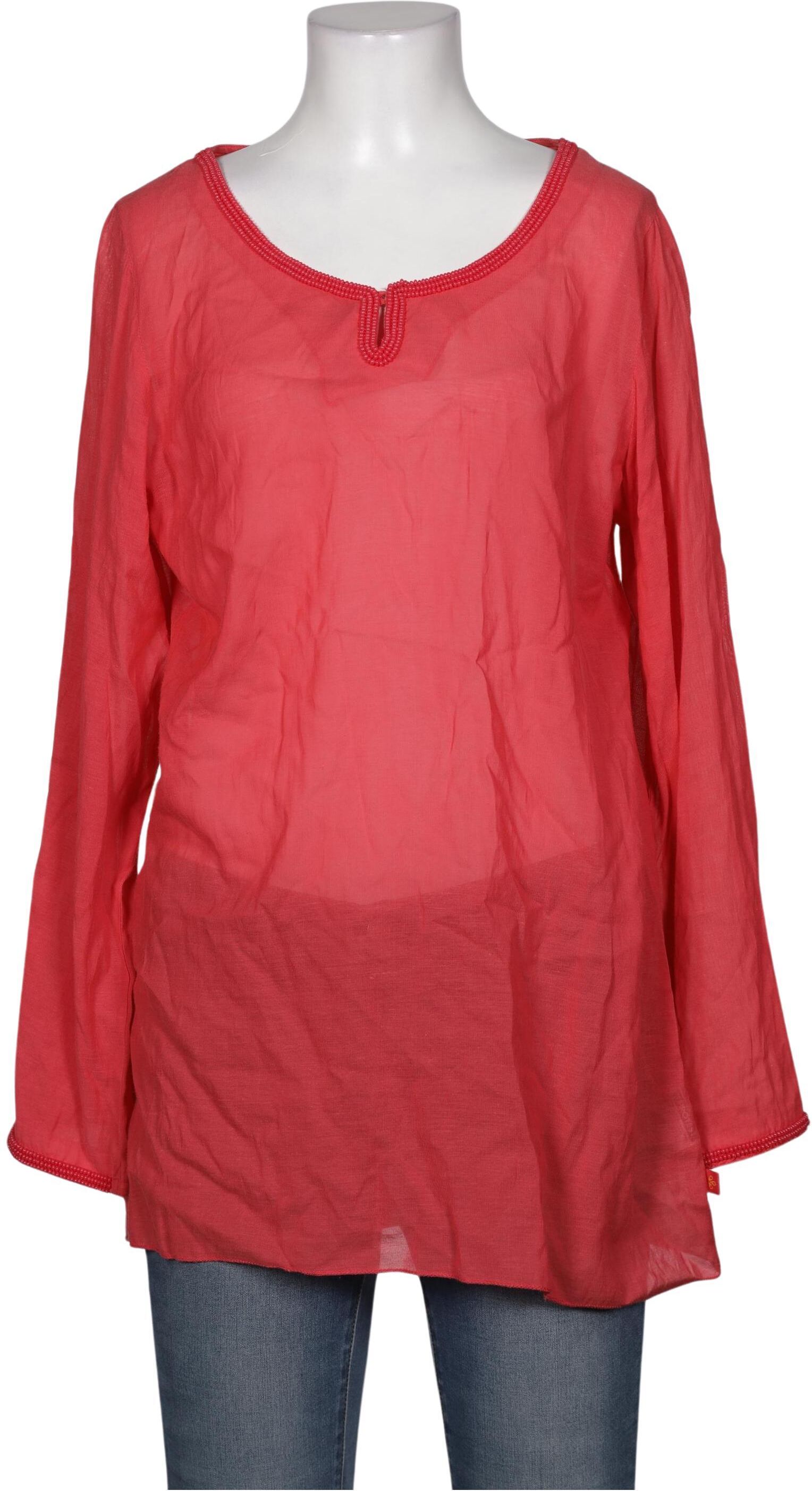 Protest Damen Bluse, Rot, Gr. EU 38, Viskose / Baumwolle - Second Hand