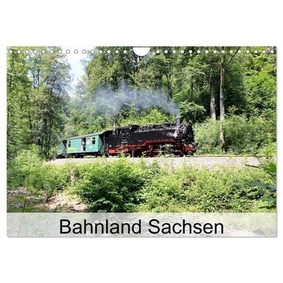 Bahnland Sachsen (Wandkalender 2027 DIN A4 quer), CALVENDO Monatskalender
