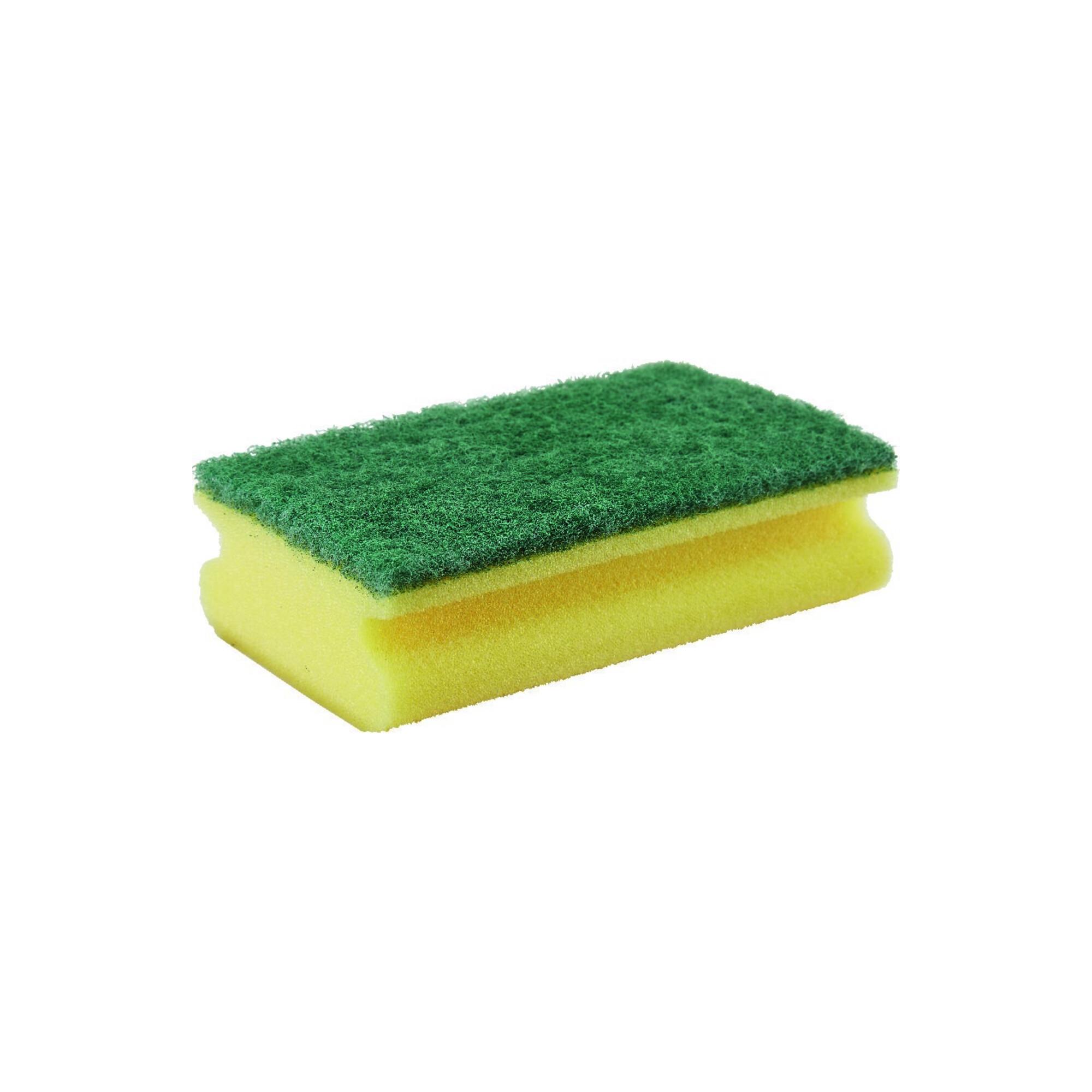 Scheuerschwamm gelb 9x7x4,5cm ; E/D/E