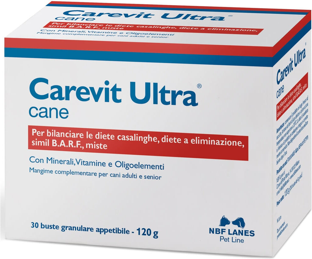 NBF LANES Carevit Ultra Mangime Complementare per Cani 30 BUSTE