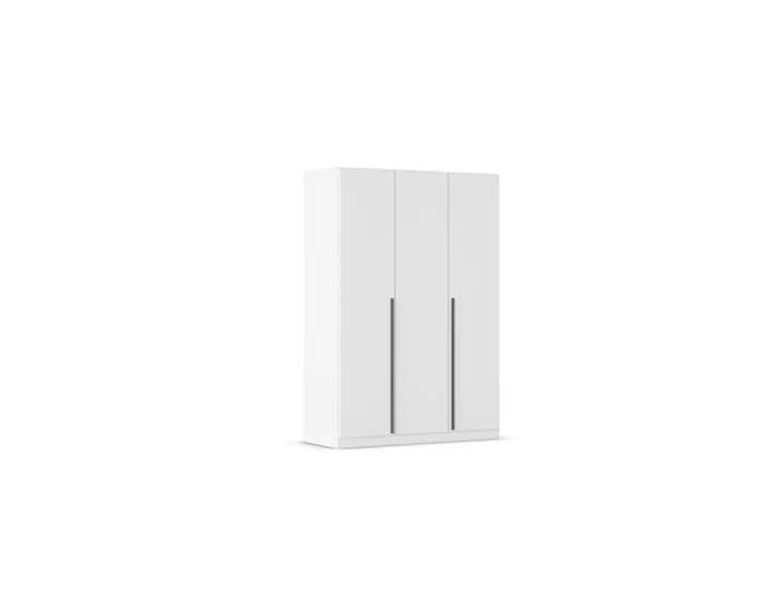 Rauch Möbel ALBA, Kleiderschrank, Farbe Weiß, Breite 136 cm Schrank, 3-türig, Zubehör Basic, für Schlafzimmer, Kinderzimmer, Babyzimmer, Homeoffice, Garderobe, Flur
