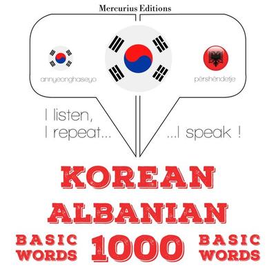 1000 essential words in Albanian - JM Gardner, Audio, 9782821139053