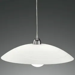 Kent Trendige Dekor Pendelleuchte in Weiss von Fabas Luce