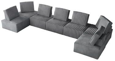 Craft Porch CraftPorch 7-Pieces Contemporary Clean-Line Linen Upholstered
