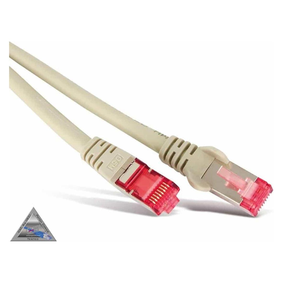 Shiverpeaks Netzwerkkabel-Patchkabel, cat 6A, S/FTP, PIMF, Halogenfrei, GHMT-ZERTIFIZIERT, 5,0m . Patchkabel cat (PiMF, S/FTP, CAT6a, 5 m) (75715-A)