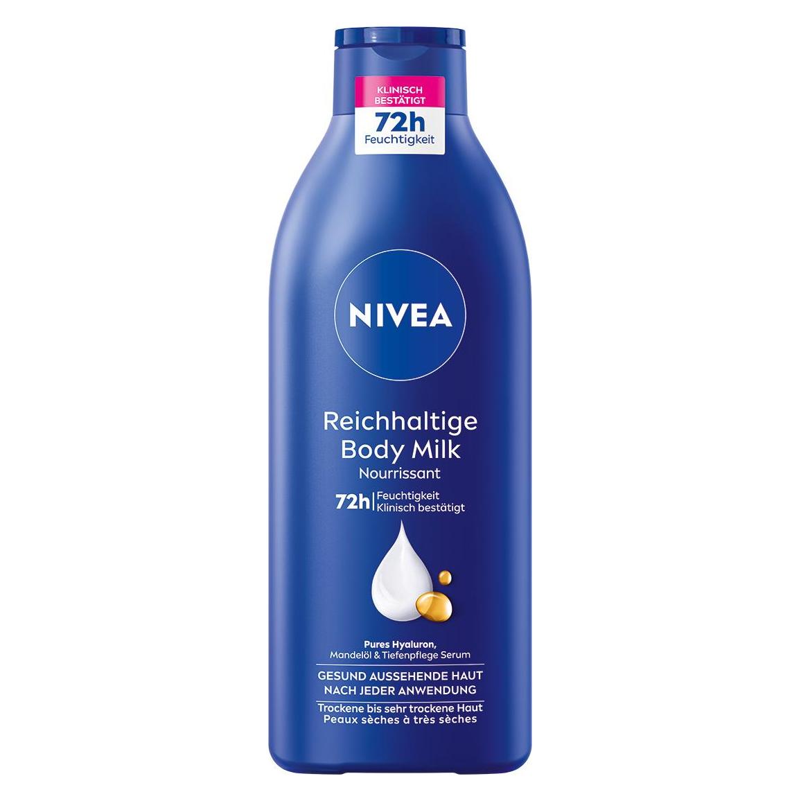 NIVEA Reichhaltige Body Milk (Körpermilch, 400 ml) (80203)