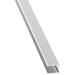 Alu-U-Profil 16mm silber eloxiert 3000 mm lang