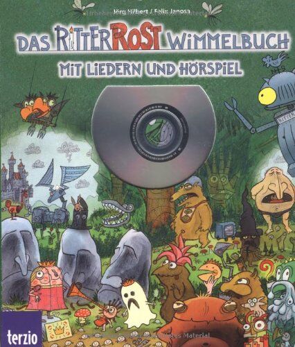 Jörg Hilbert - Ritter Rost: Das Ritter Rost Wimmelbuch: Mit Hörspiel und Liedern auf CD - Preis vom 10.10.2026 11:48:34 h