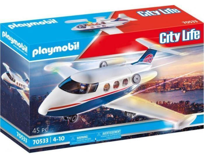 Playmobil City Action 70533 Privéjet bouwpakket, wit en blauw