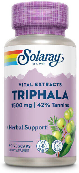 Solaray Triphala 1500 mg 90 Vegcapsules