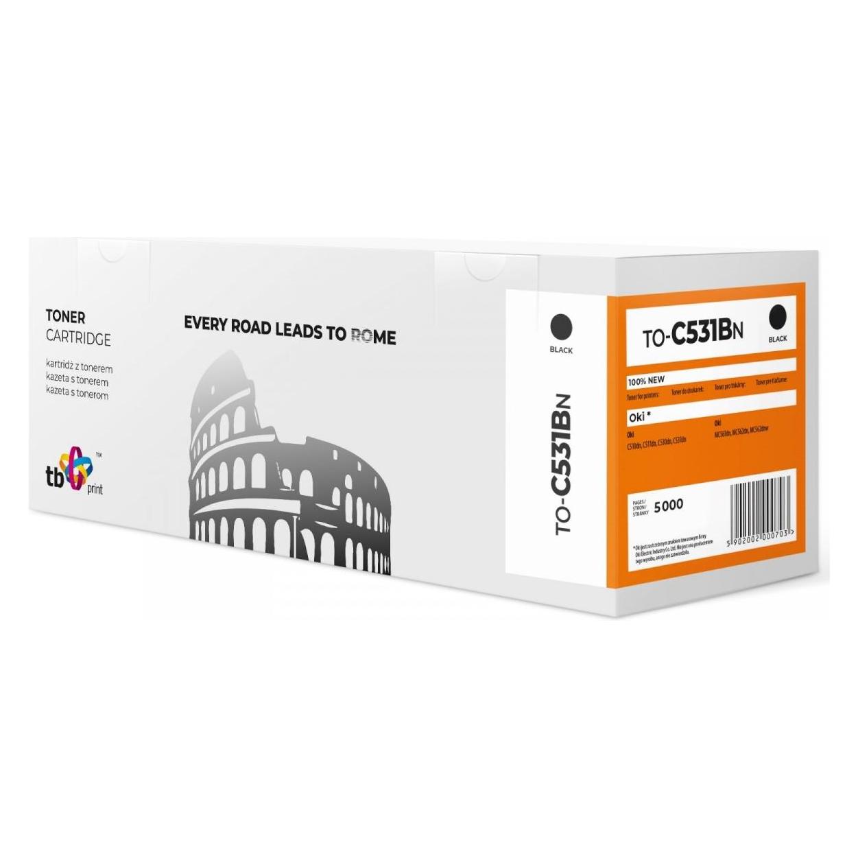 Lenovo Toner for OKI C531 TO-C531BN Black 100% new (BK) (TO-C531BN)