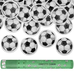 PartyDeco Fußball Konfettikanone 40 cm