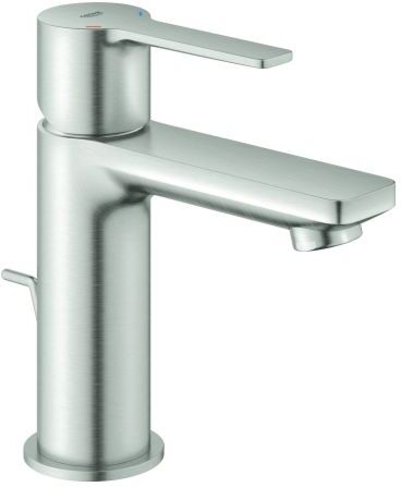 Grohe Lineare XS-Size Waschtischarmatur 32109DC1 Supersteel, mit Ablaufgarnitur