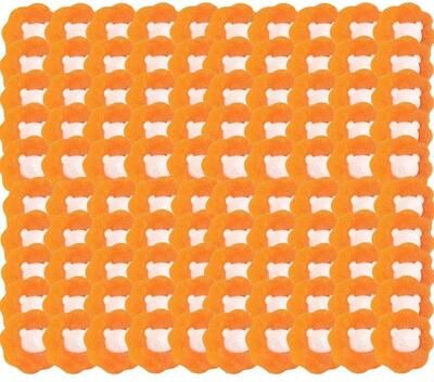 Inspired Finds Reusable Pet Hair Laundry Balls 100pcs Orange