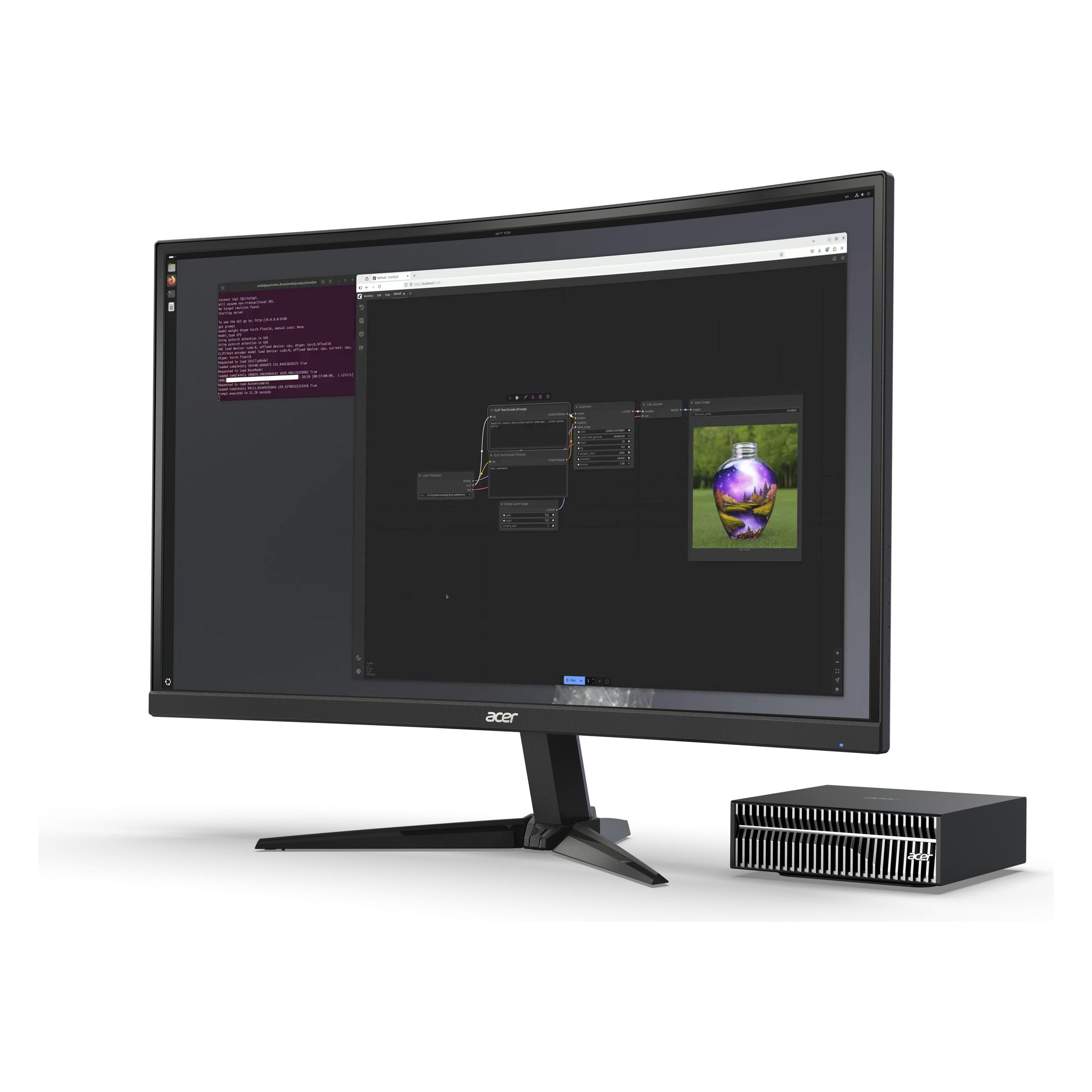 Acer Veriton GN100 (4000 GB, 128 GB, NVIDIA Blackwell) (DT.R6LEH.002)